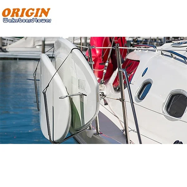 

Origin SUP rack Kayak Boat Storage Rack Adjustable to fit 2-3 SUPs or 1 Kayak, Anodized