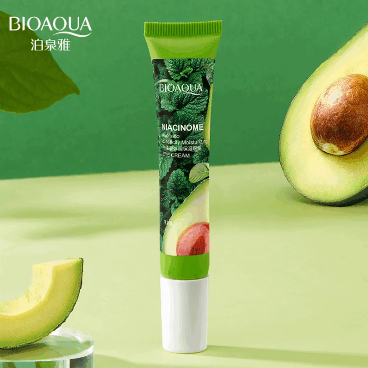 

2021 Best Mint Avocado Refreshing Cooling Eye Sleeping Cream Overnight Collagen Magic Eye Cream For Eye Bags Puffiness Treatment