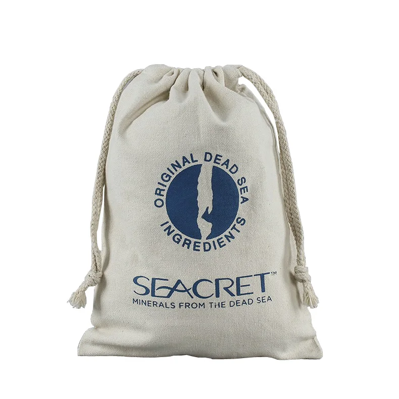 

Wholesale practical storage bag cotton and linen gift canvas drawstring bag blank or custom logo Color printing, Customized