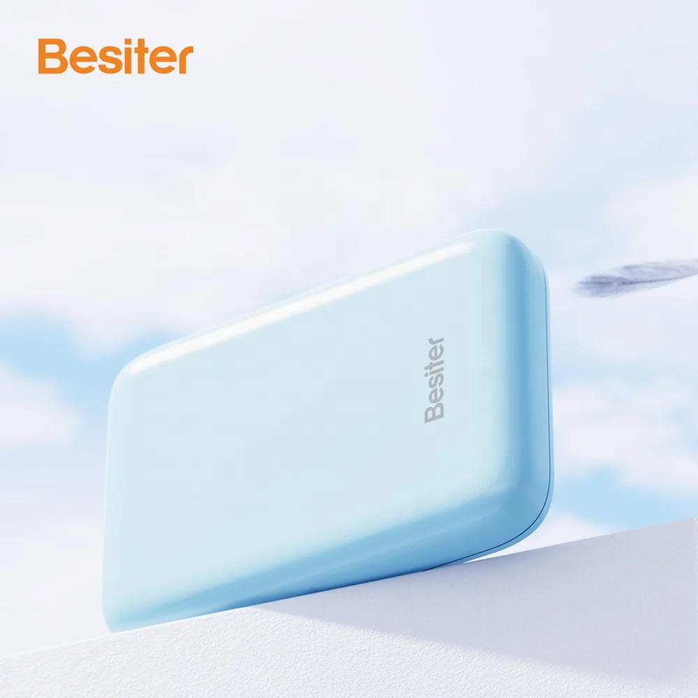 

Newest Mini Portable Charger 5000mAh Power bank with nice case multi-function is very convenient, Customzied