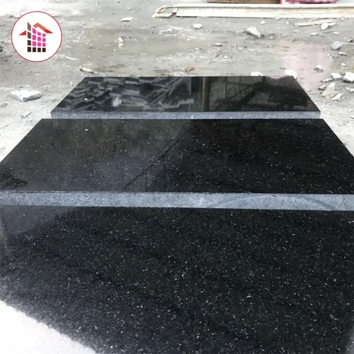 Bán buôn giá cả cạnh tranh tự nhiên được đánh bóng đen ấn độ galaxy granite