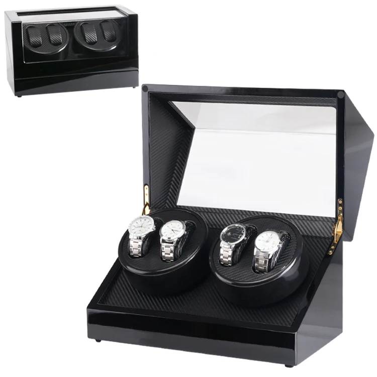 

Wholesale Watch Boxes Custom Logo Watch Winder Box Luxury Watch Winder Motor Packaging