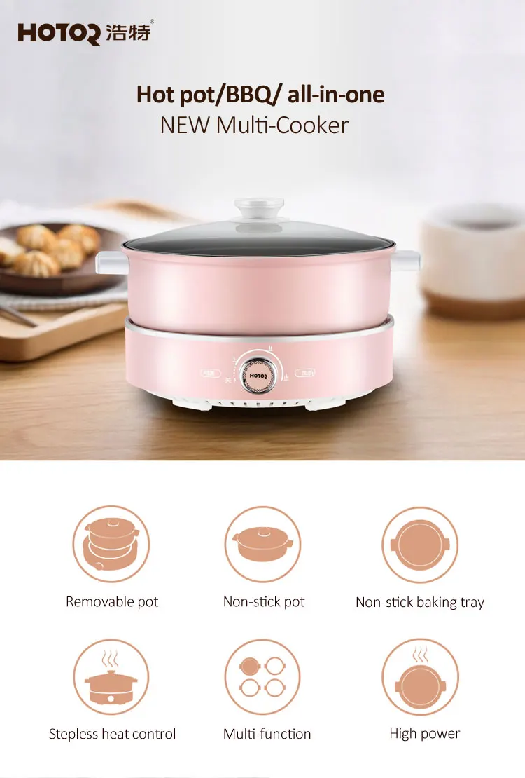 Hotor 4l 5l Electric Multi Cooker Curry Cooker Smart Kitchen Appliances Multi Purpose Electric