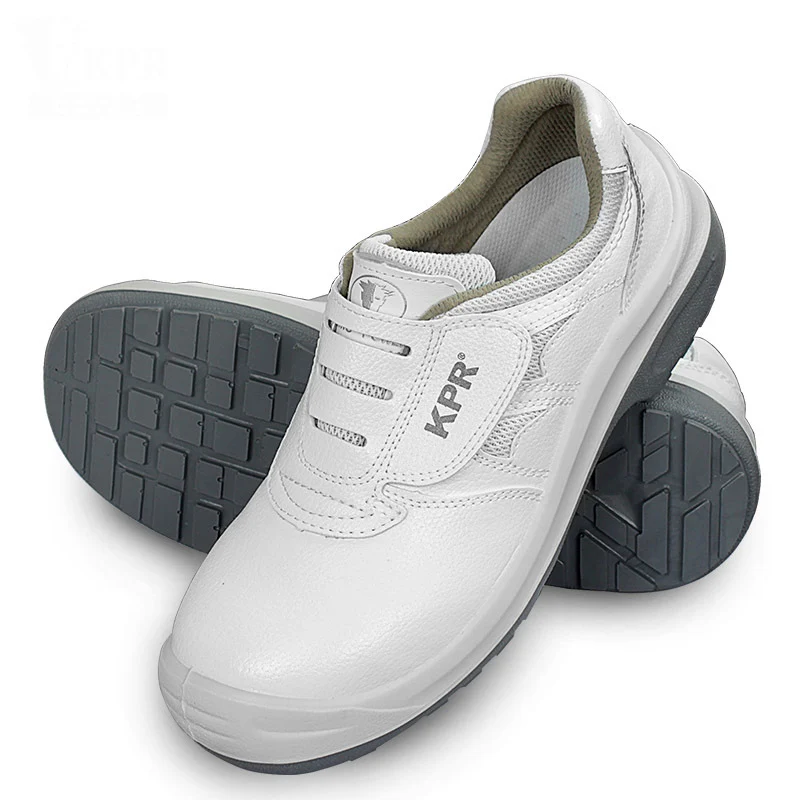 

Anti-Static Anti-Smashing Anti-Odor White Breathable Fashion Casual Steel Toe Work Safety Shoes