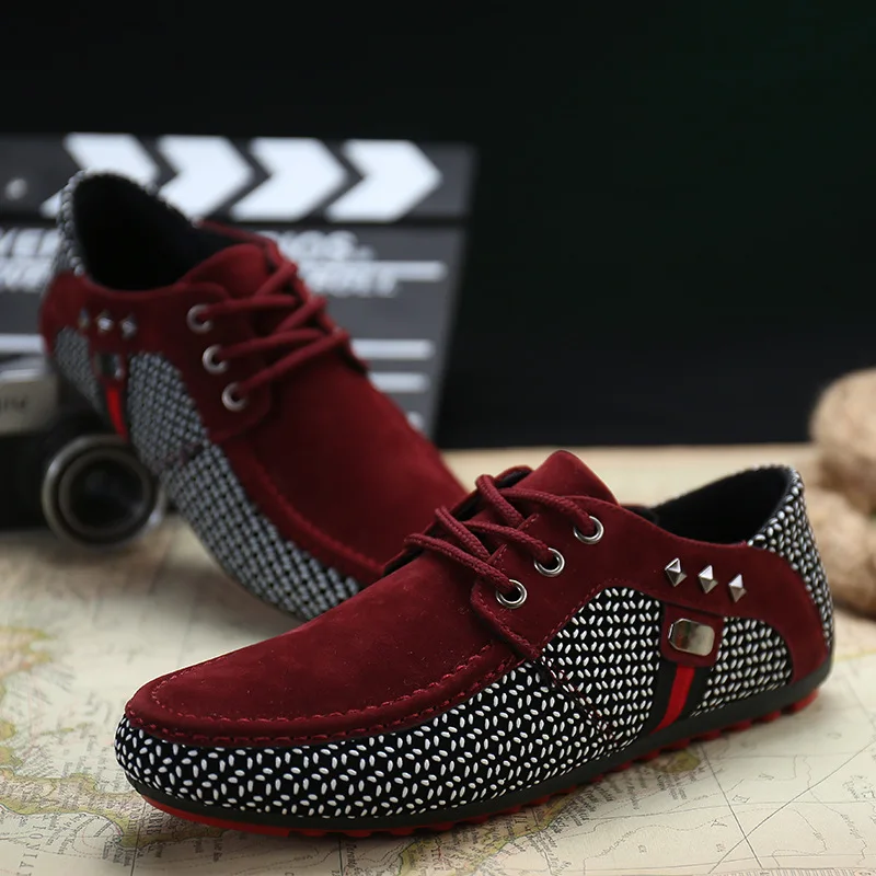 

Wholesale new breathable men's casual shoes lacing fashion trend large size men's shoes, As the picture show