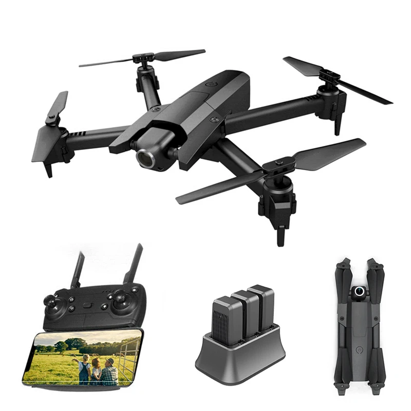 

GW106 4k/1080P quadcopter rc drone with HD camera Wifi 20 mins radio control toys mini selfie drones VS SG906pro