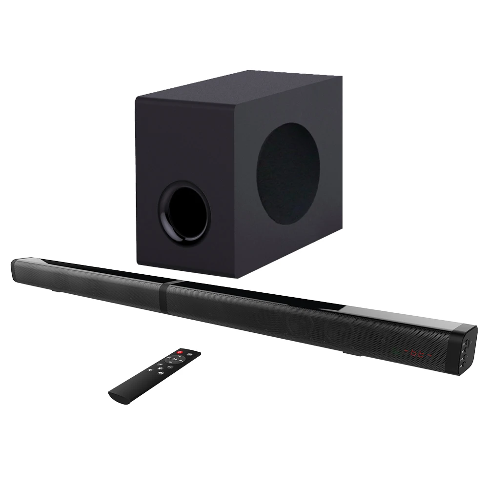 

2.1 CHANNEL Home Theater Speaker System Sound Bar for TV and Home Theatre Wireless Blue Tooth Soundbar
