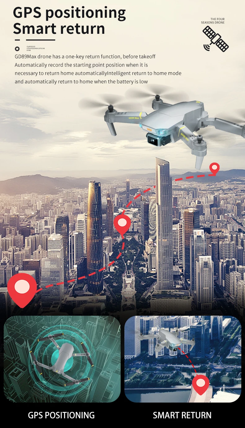 Ebay全球无人机百思买 Best Buy Gd Max小型无人机与高清4k摄像头和gps远程无人机迷你vs E58 E Amazon亚马逊 Buy 亚马逊 带高清摄像头和gps的无人机 无人机购买