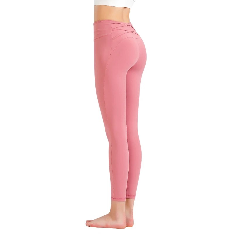 

FREE SHIPPING high quality breathable gym Yoga Pants high waist push up tight elastic butt scrunch yoga leggings for women