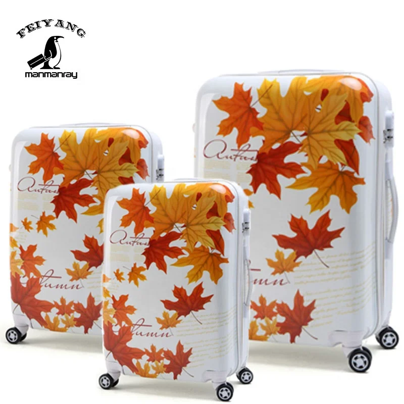 

PC Suitcase 3Pcs Abs Printing logo Trolley Travel Luggage Set, Customized