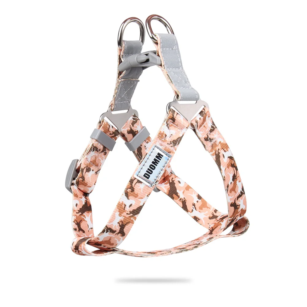 

Hot selling free samples in 2021 luxury pet leash multi use leashes and collars dog harness set, Pink, gray, yellow, blue