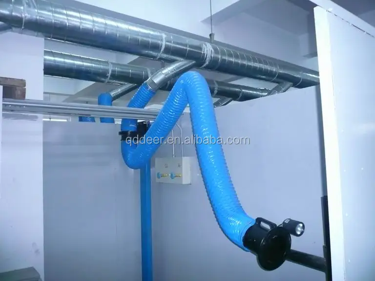 High Temperature Resistant Flexible Welding Fume Arm/aspirator Exhaust