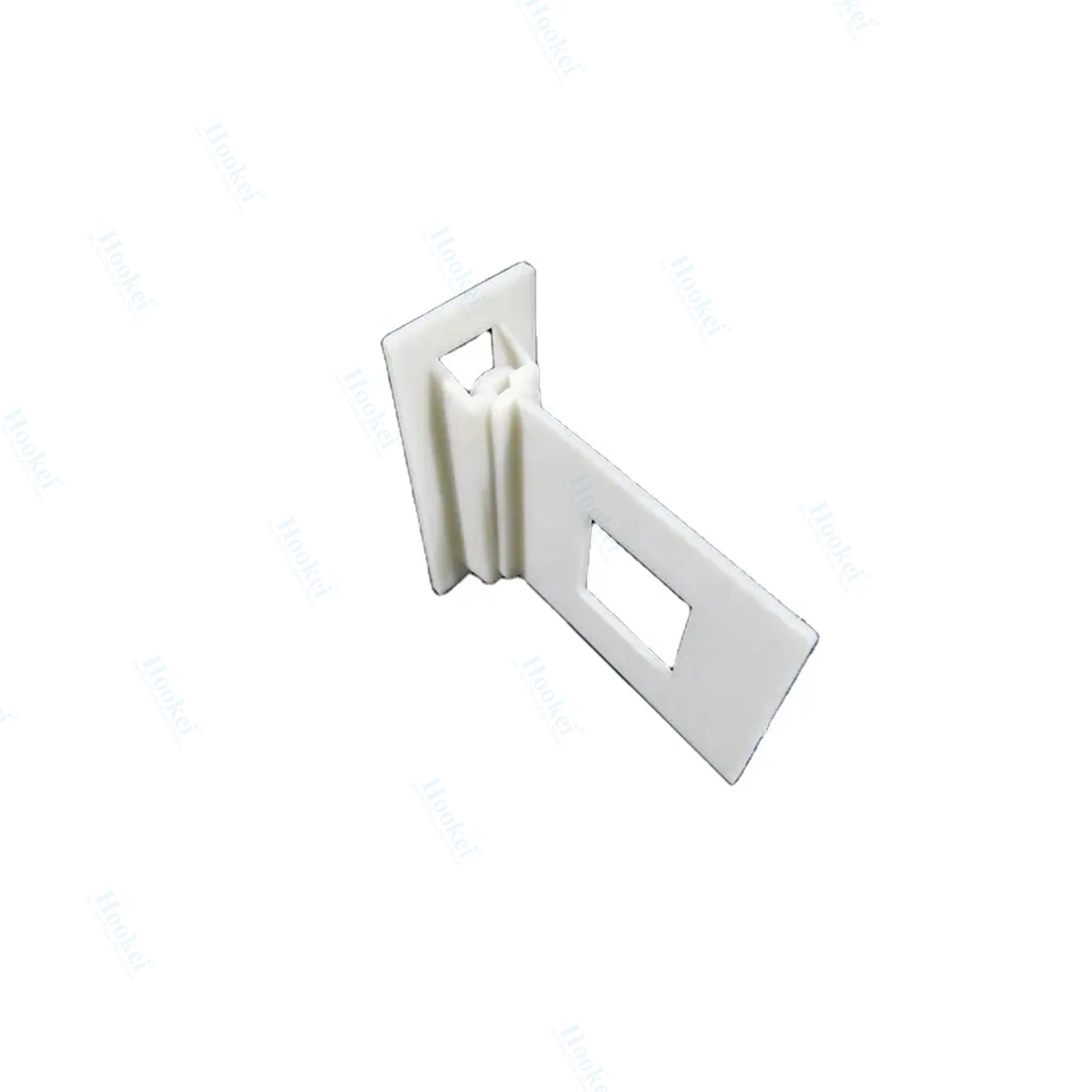 

Hot Sale Displays Accessories Exhibition Cardboard Shelf ABS Connector White Plastic Corrugated Shelf Clips