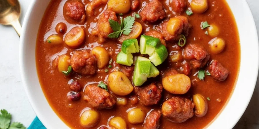 Mushroom powder and sesame in chili