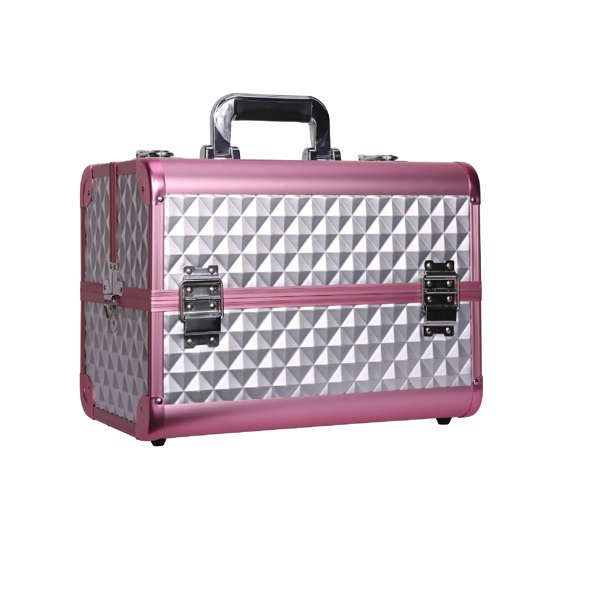 

Professional Luxury Trolley Makeup Case Aluminum Hairdresser Patterns And Designs Backpack Cosmetic Bag Cases Train On Wheels, Customized color