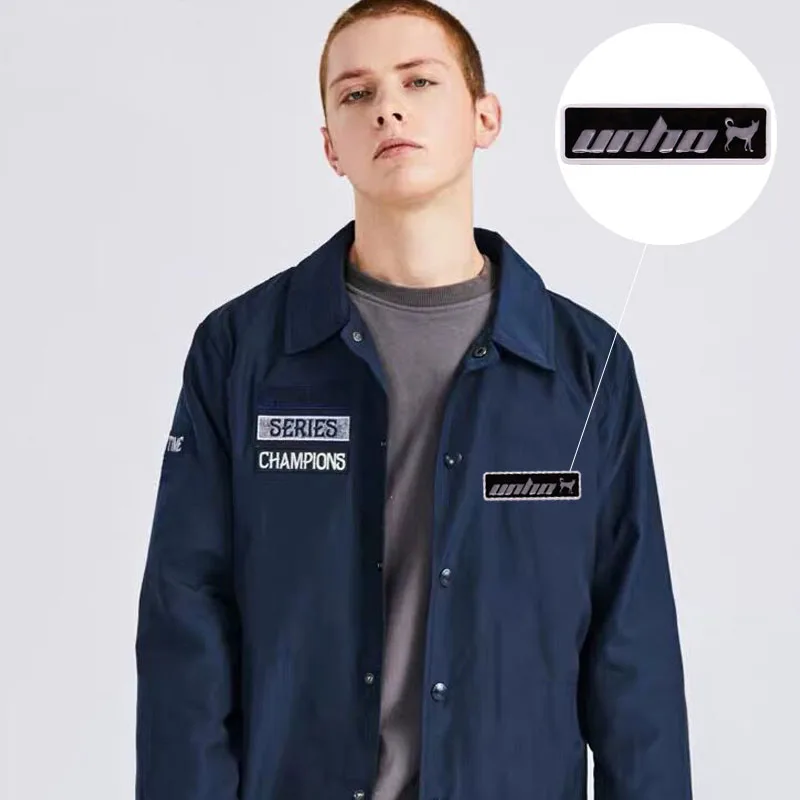 

Iron on wholesale rubber patch machine 3d animal pattern grey down filling clothing Label pvc patches, Custom color