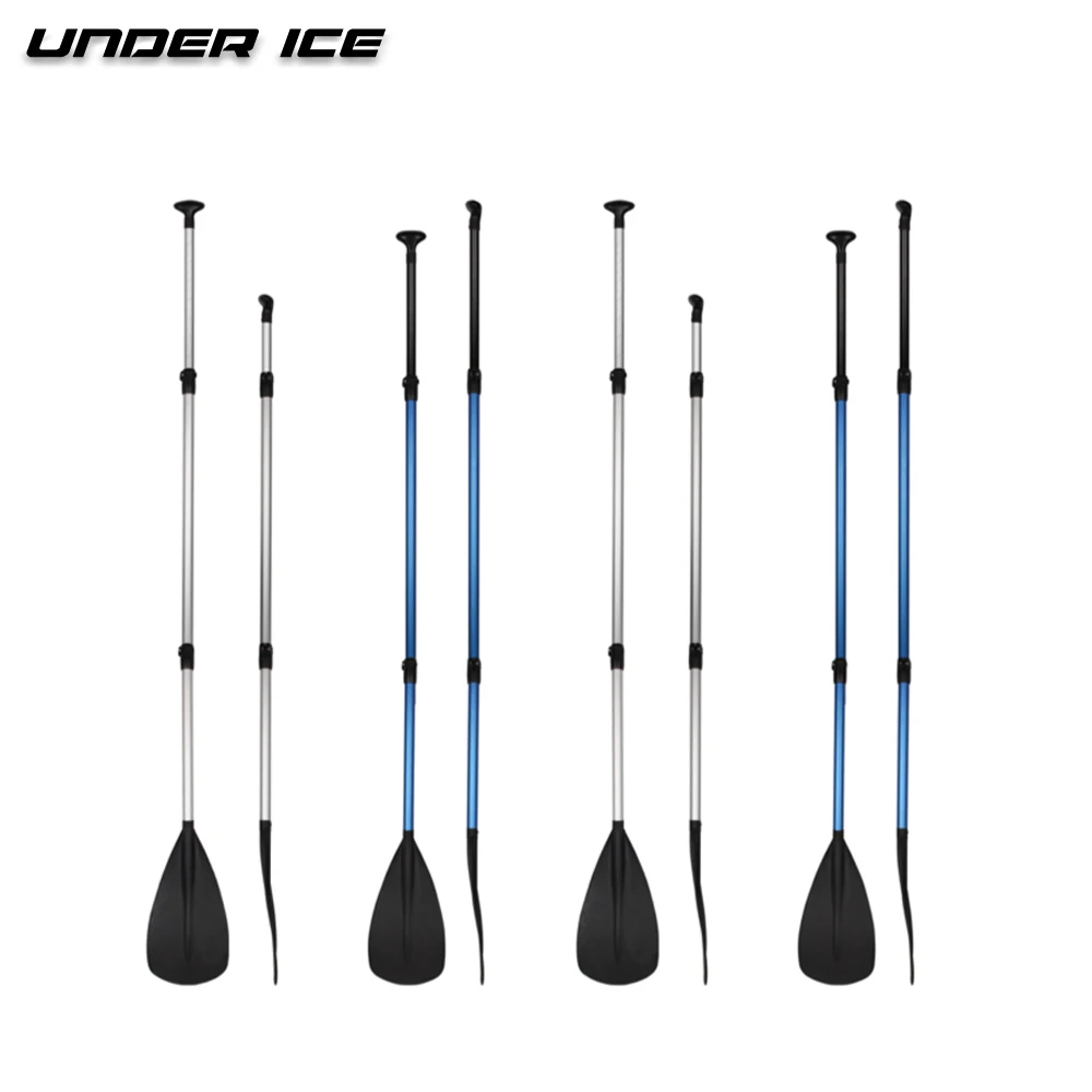 

Black anodized detachable Aluminum 3 pieces Adjustable Paddle for iSUP paddling