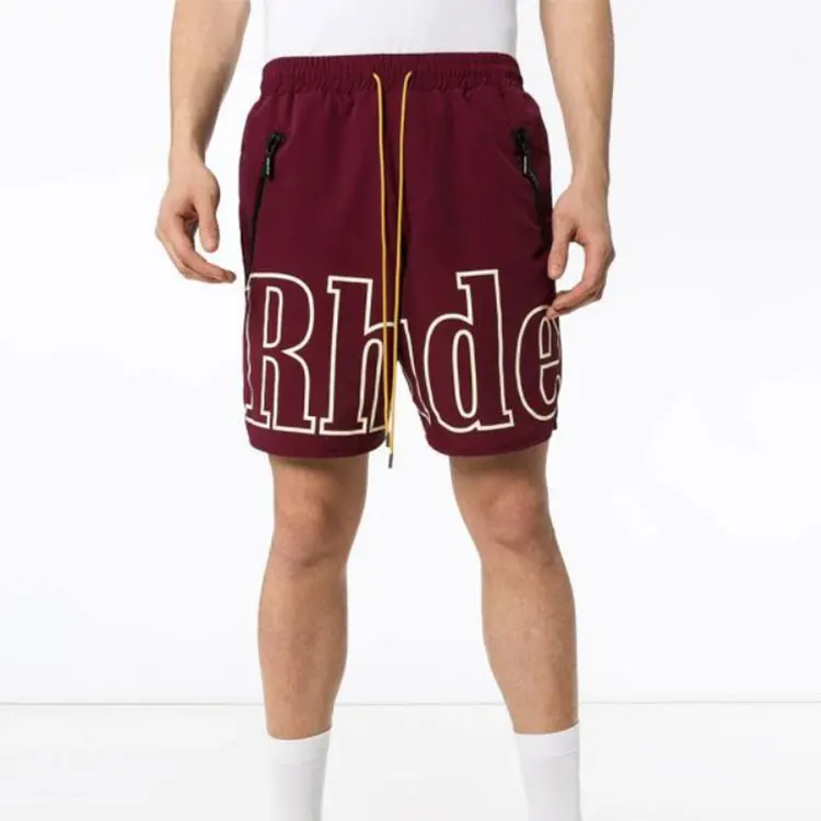 

2021 summer custom logo training nylon shorts for men, Customized colors
