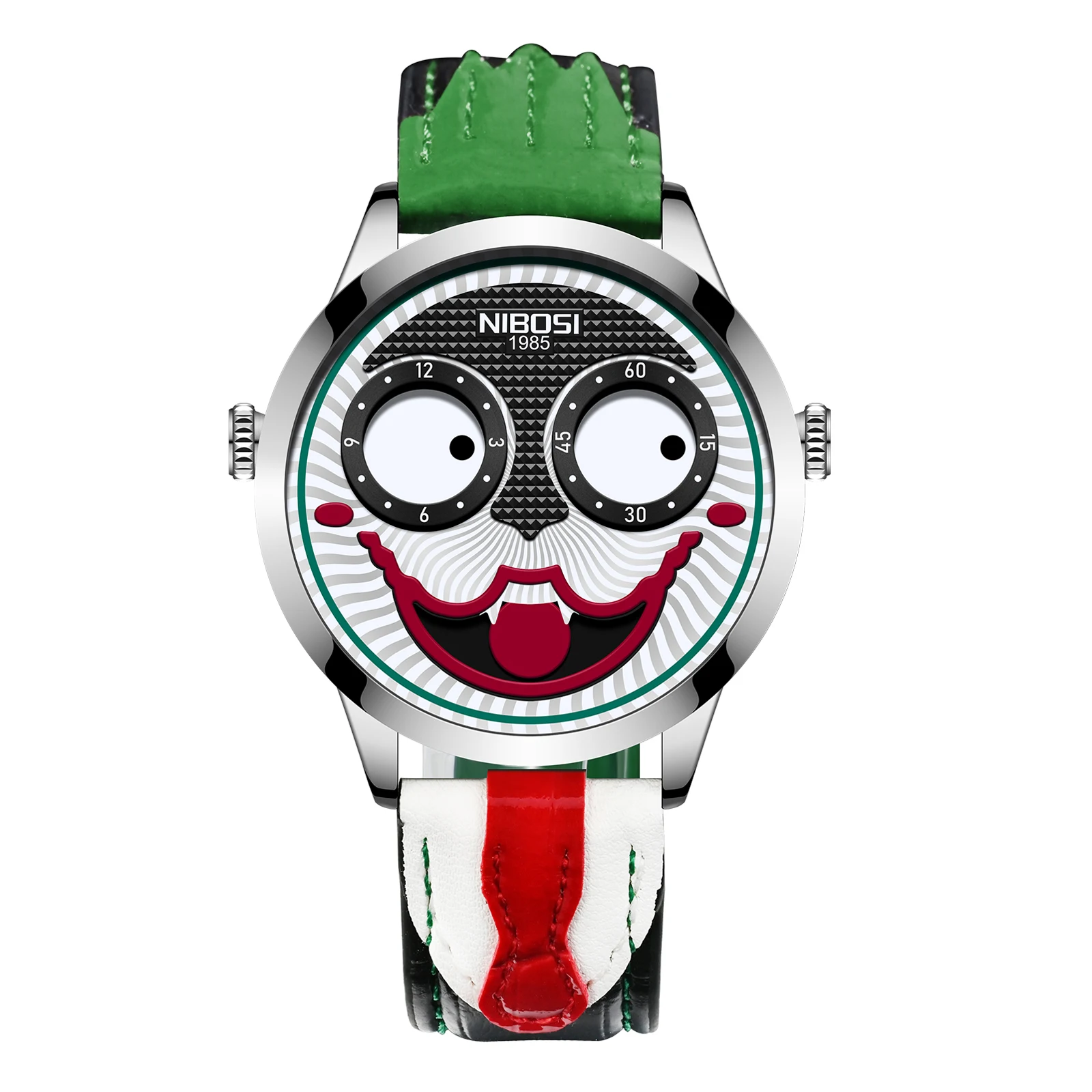 

Nibosi 2506 Exaggerated Style Clown Dial Young Boy Street Men'S Watch