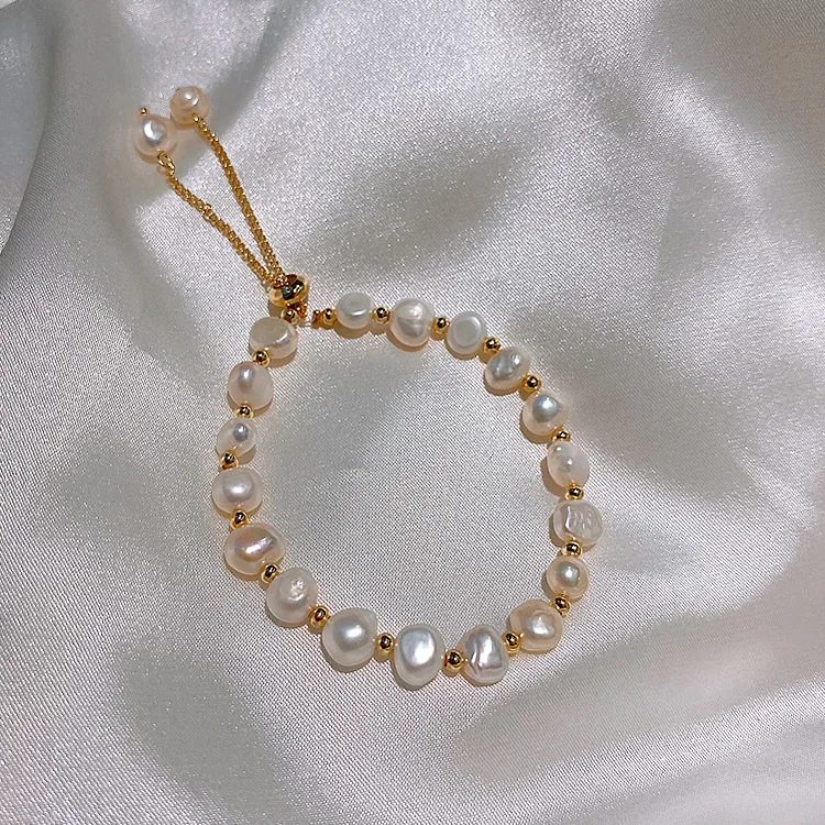

2020 fashion pearl bracelet adjustable