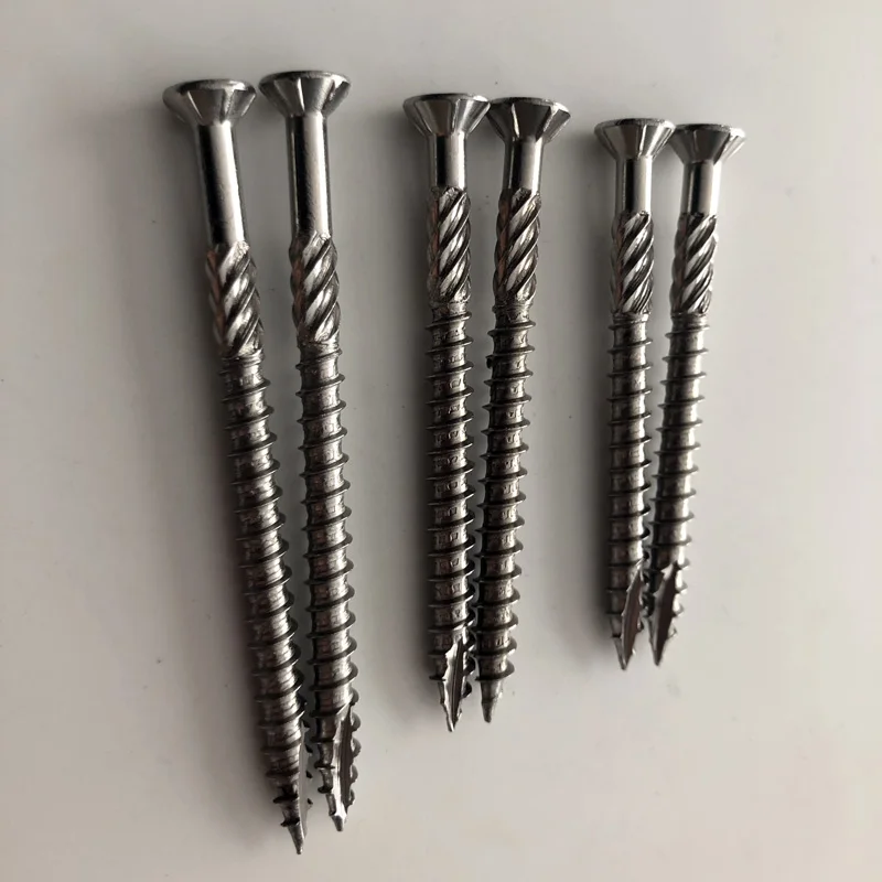 SS304 Metal Drywall Screws T25 Type 17 Knurling Decking Screws