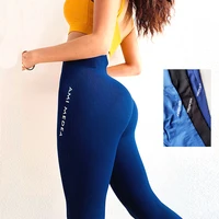 

High waisted workout nylon spandex leggings sports woman yoga pants for women activewear gym leggins