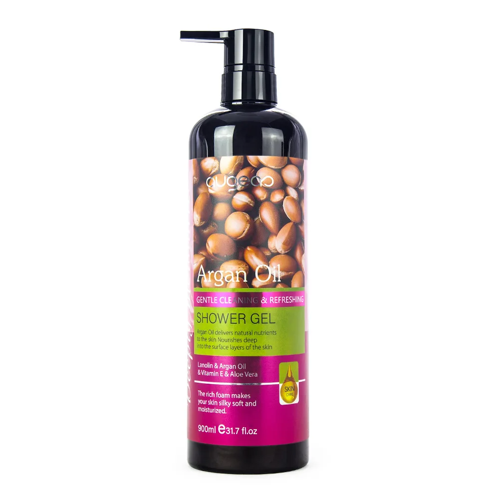 

Free Shampoo Argan Shower Gel Rich Package Soft And Foamy While With Pump