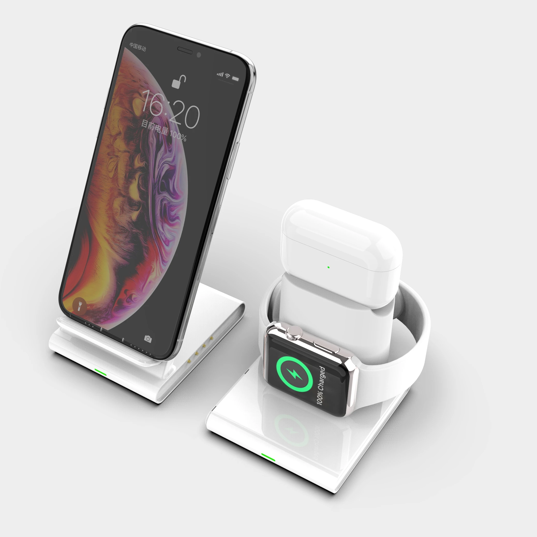 

for I- watch for Airdpod 3 in 1 wireless charging stand for iPhone chargers 3 in 1