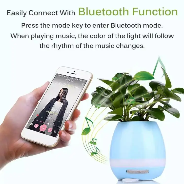 Colorful breathing light portable small subwoofer waterproof bluetooth speaker - ANKUX.COM
