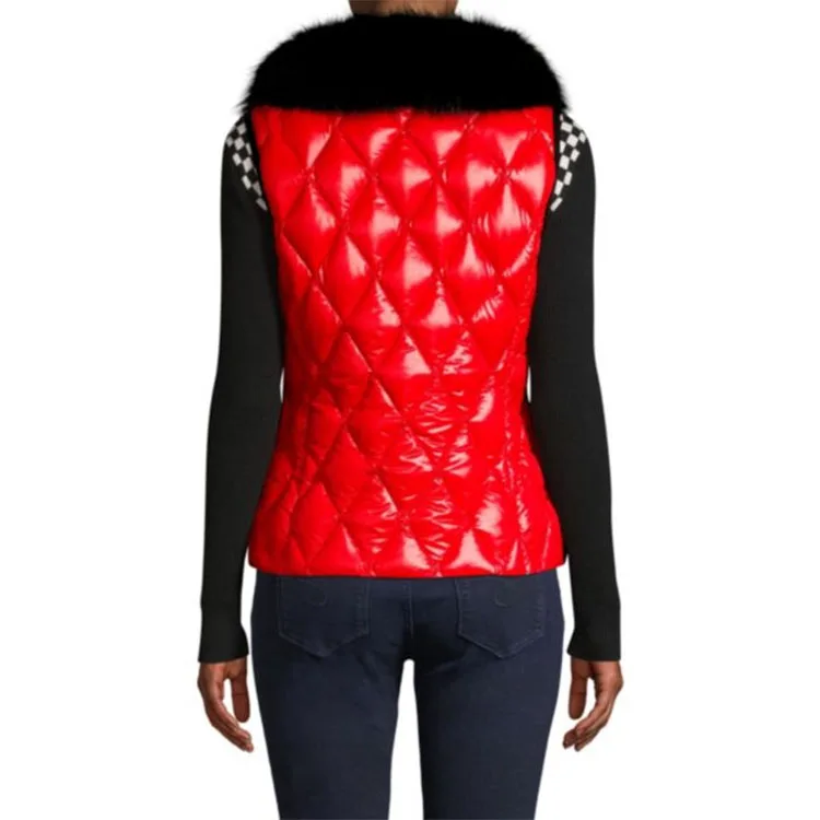 
Fashionable Breathable Warm Lightweight Down Puffer Women Winter Vest For Jackets 