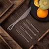 Mid Autumn Festival Moon Cake Knife Fork Suit Transparent Plastic Disposable Tableware