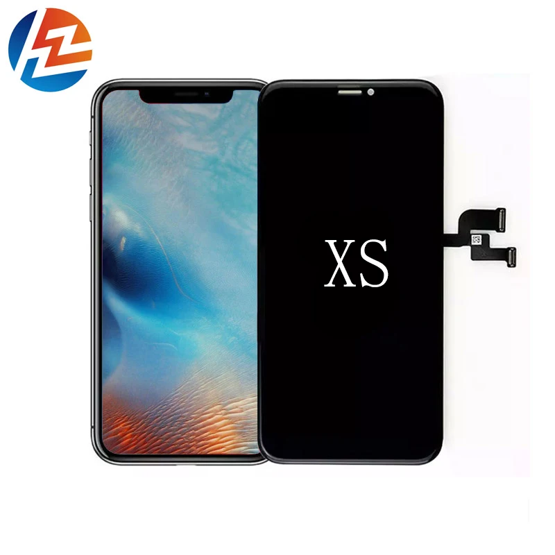 

Mobile Phone Lcd Screen Flexible Oled Lcd For Iphone X Xs Xr Xs Max Touch Screen, Black