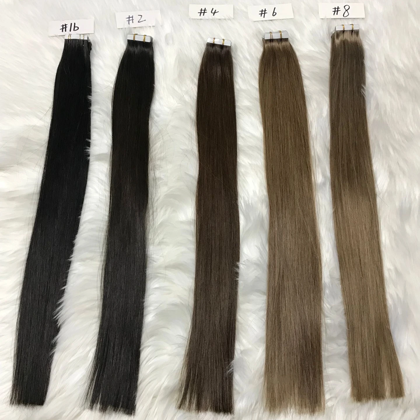 

Ready To Ship Large Stock Top Quality Virgin Hair 100 Remy Human Double Drawn Tape Hair Extensions