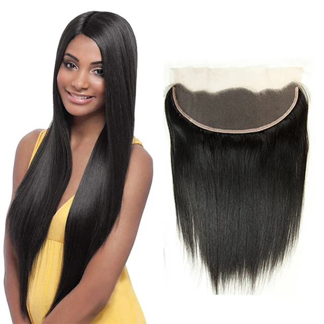 

Hot Selling 13x4 Ear To Ear Lace Frontal Closures 100% Silky Straight Wave Virgin Brazilian Human Hair Swiss Lace Frontal