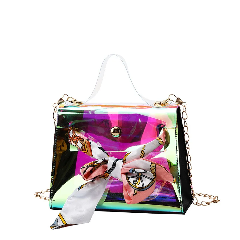 

Silk scarf handbag popular one shoulder messenger mobile phone bag in summer