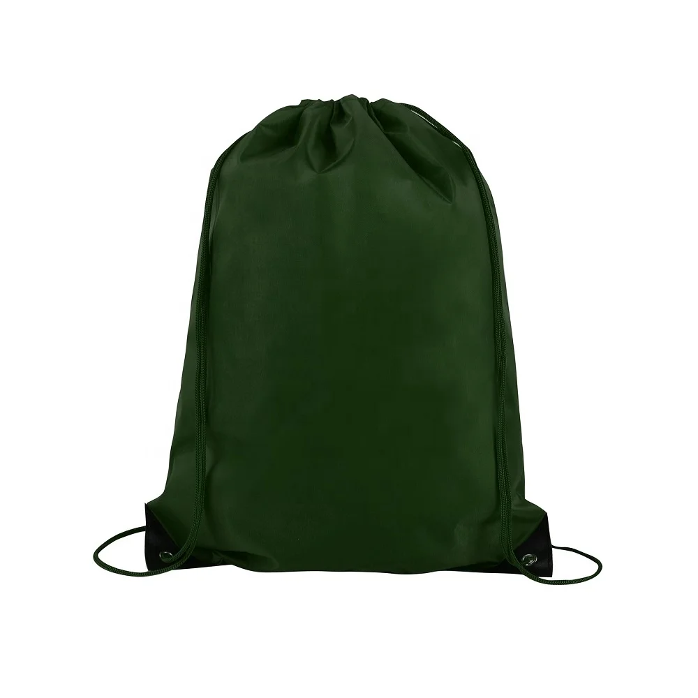 

2020 Hot Sale Factory Cheap Price Screen Print Colorful Drawstring Backpack 210D Polyester Custom Drawstring Bag