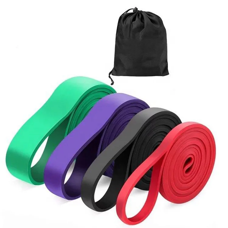 

Pull up assist band exercise Resistance bands for workout body Stretch power lifting set of 4, Red,purple,green,black or customized