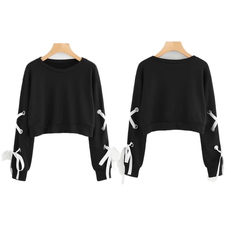 

Dropshipping Plus Size Crop Top Hoodie Custom Fashion Casual Sport Wear Crop Top Hoodie And Jogger Women Set