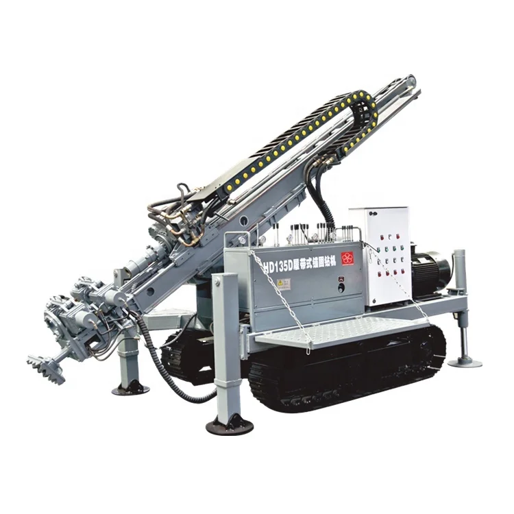 Rotary Borehole Anchor Drill Rig Small Apcom HD135D  Mini Portable Anchorage Drilling Rig Diesel Engine Driven