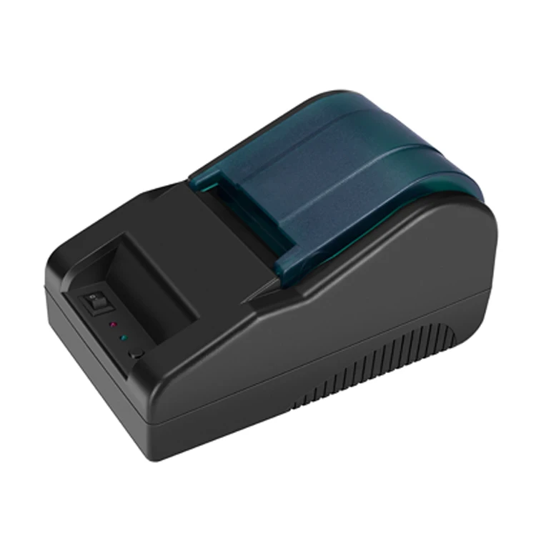 

MINJCODE 58mm USB Wired Desktop Ticket Direct Thermal Receipt Printer, Black color