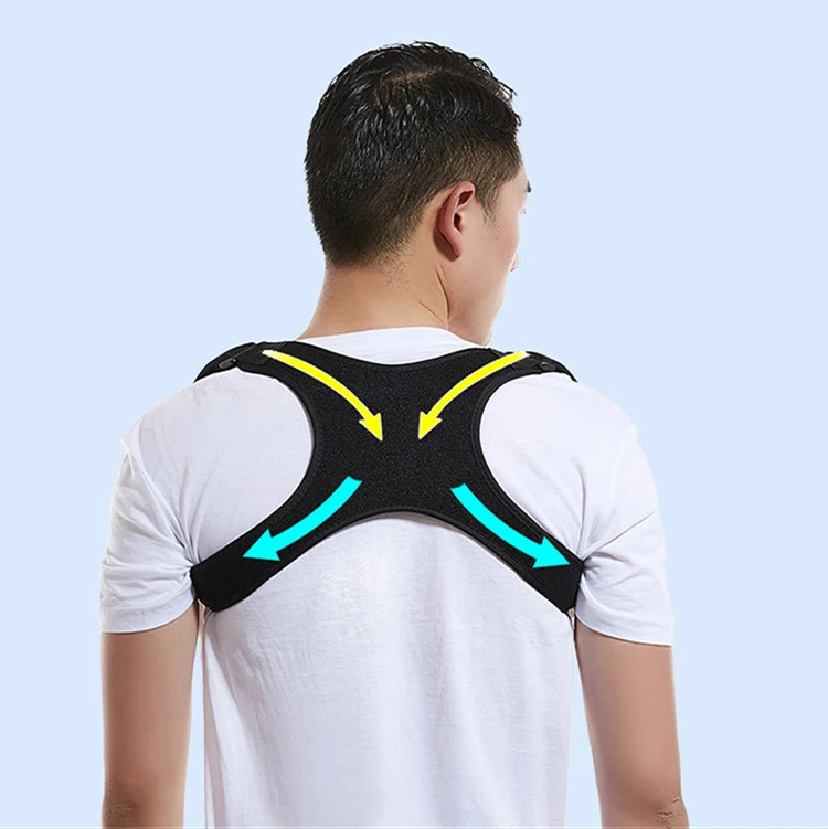 

Adjustable Therapy Posture Corrector Body Clavicle Back Support Brace Straight Shoulder Belt to keep your back straight, Picture shows