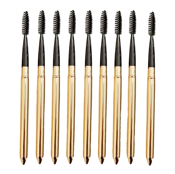 

Custom Rose Gold Eyebrow Eye Lash Mascara Spoolies Brush