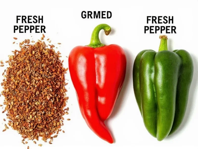 Dried vs Fresh Pepper Names: Complete Identification Guide