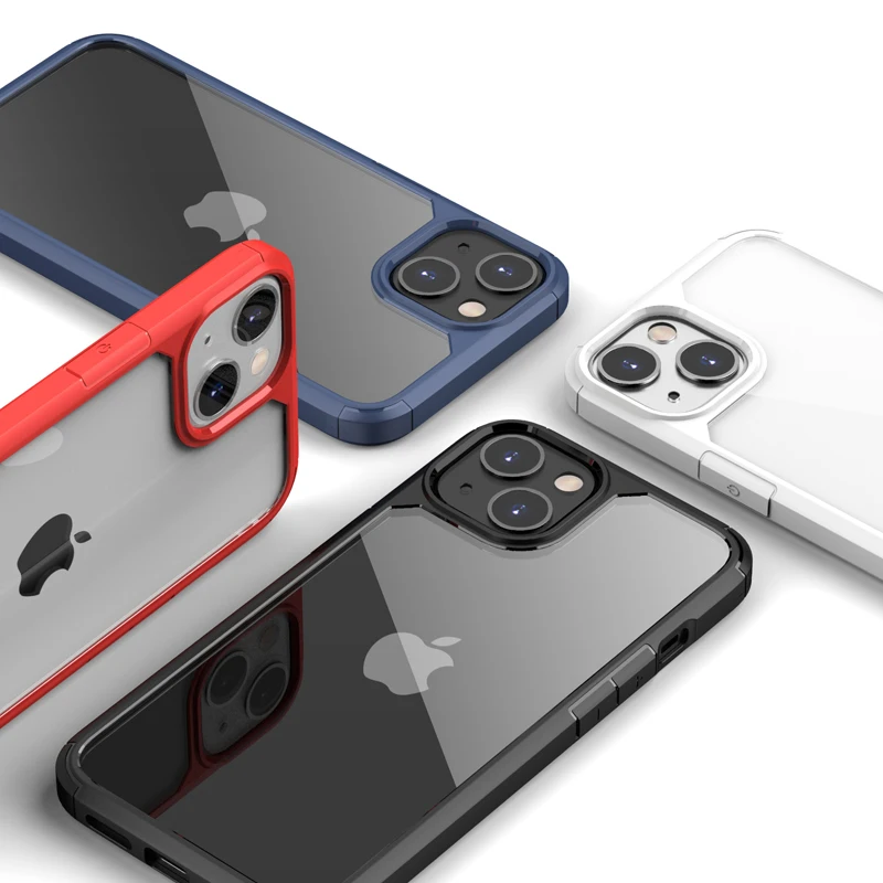 

for iphone 13 pro case shockproof Rugged Matte TPU Protection Transparent PC phone case for iphone 13 pro max phone case