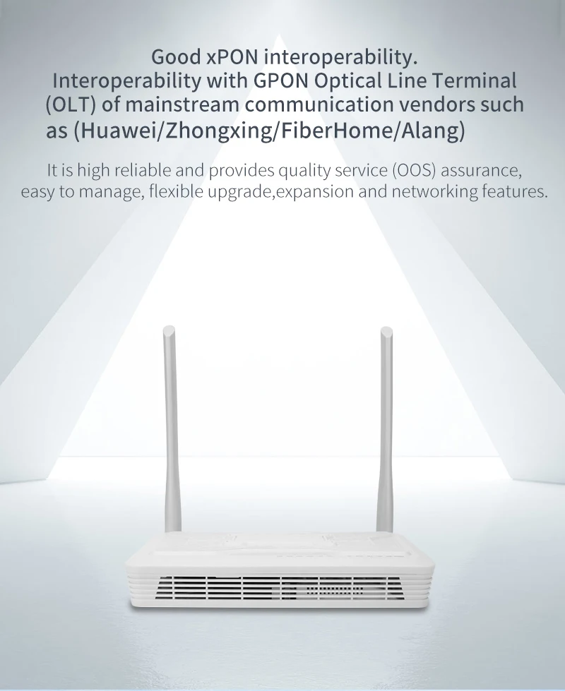 300mbps Ftth Modem Fiber Optic 3*fe +1*ge Gpon Fiber Wifi Router Onu