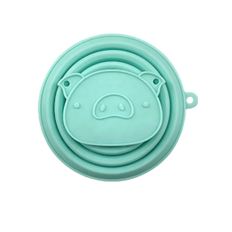 

High Quality Low MOQ Cartoon 250ml Collapsible Coffee Silicone Cup