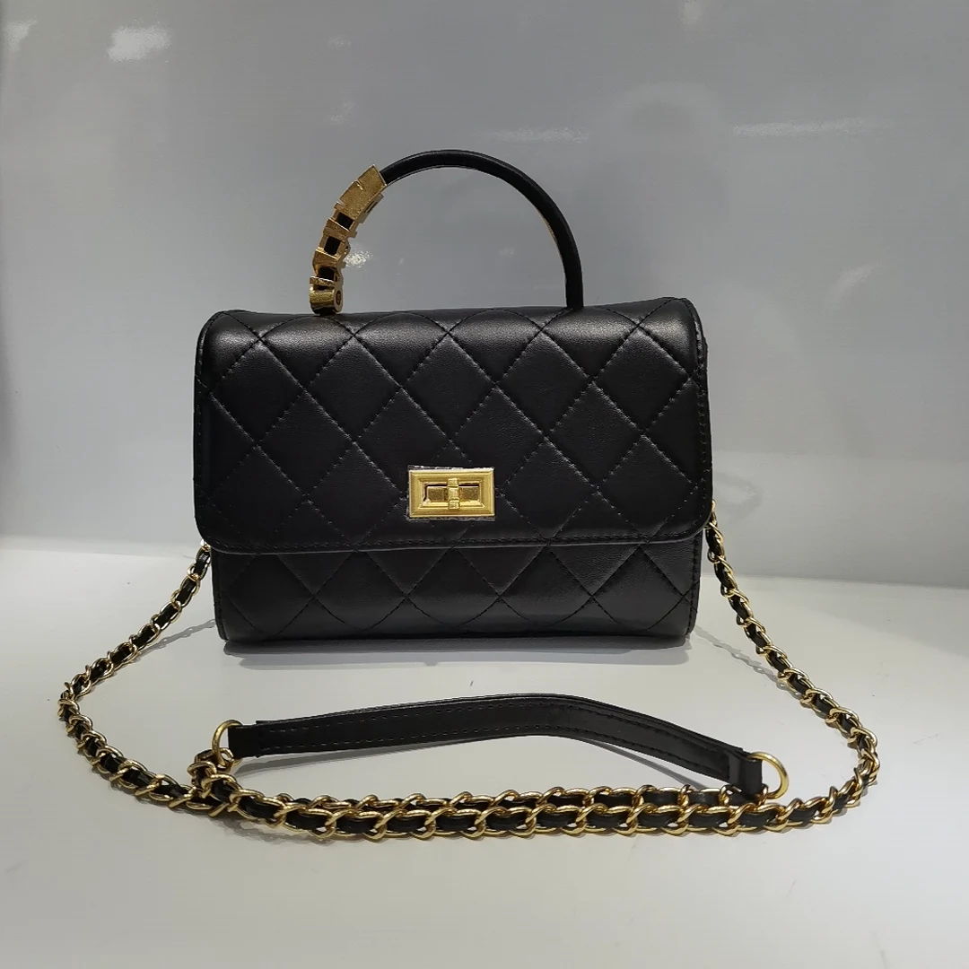 

New design good fashion crossbody shoulder handbags genuine leather bucket bags mobile phone handbag 2021