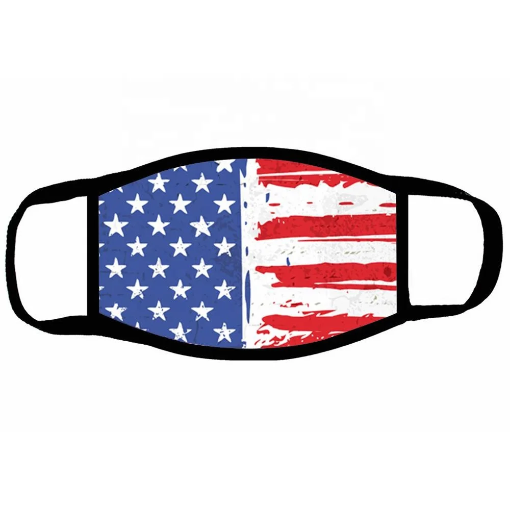 
Good Quality 3 Layers Washable Reusable Cotton Mask Custom Logo Fashion Kpop Mouth Masks 