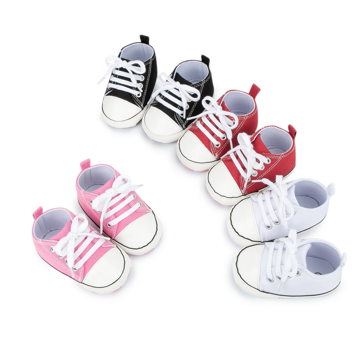

MOQ 1 High Quality indoor infant babe Walking shoes Canvas cotton soft sole Baby Canvas shoes