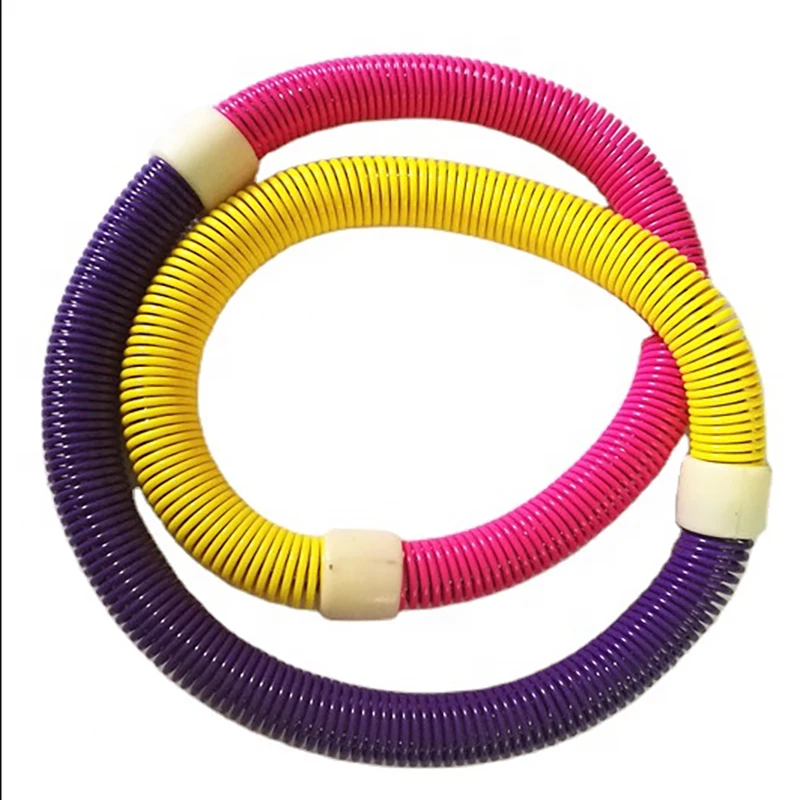 

Easy Carry Spring Hula Fitness Hoop For Thin Waist Adult Workout Weight Loss Sport Hoop, Customized color